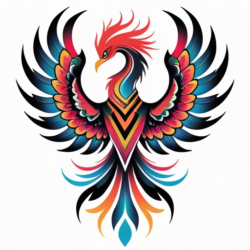 Whispering Phoenix Tattoo idea