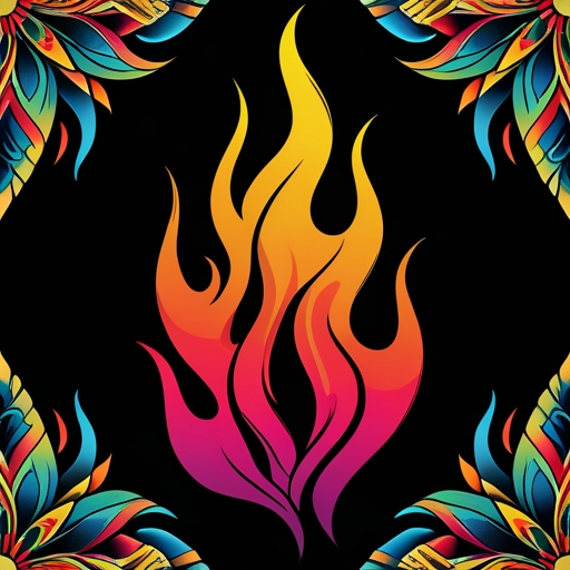 Dancing Flame Tattoo idea
