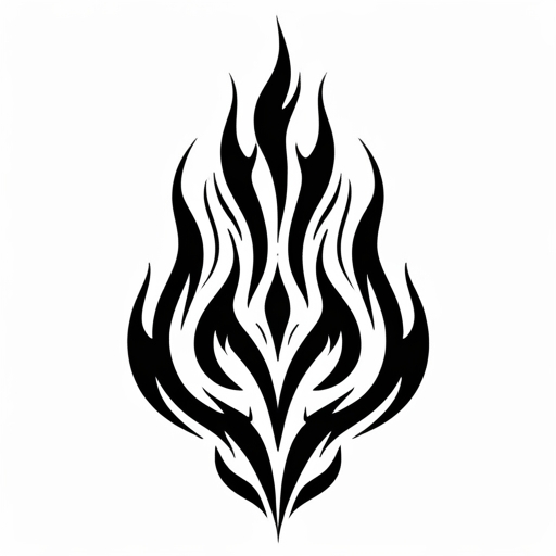 Mystic Flame Tattoo idea