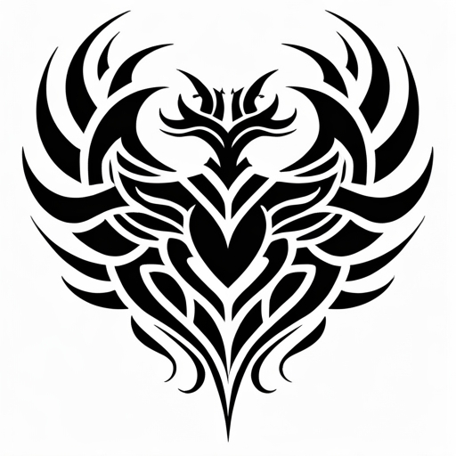 Phoenix’s Heart Tattoo idea