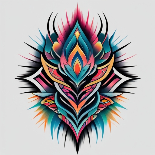 Celestial Veil Tattoo idea