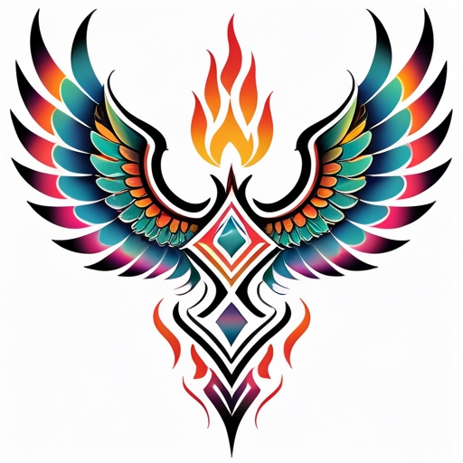 Wings of the Soul’s Flame Tattoo idea
