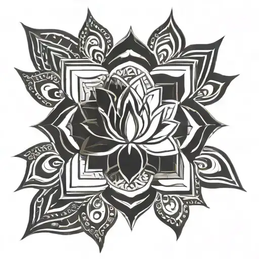 Lotus Mandala Of Prosperity