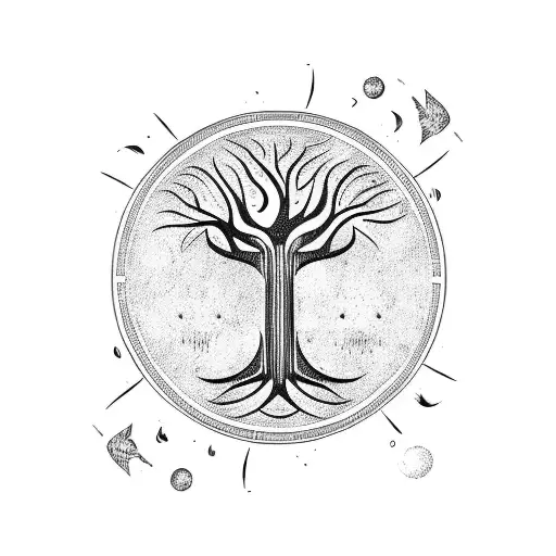 Tree Of Life Gemini Zodiak Sign