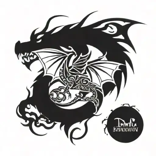 Dragon With I'm Gonna Fly On It