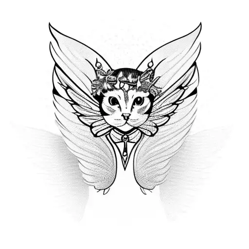 Fairy Cat With Wings