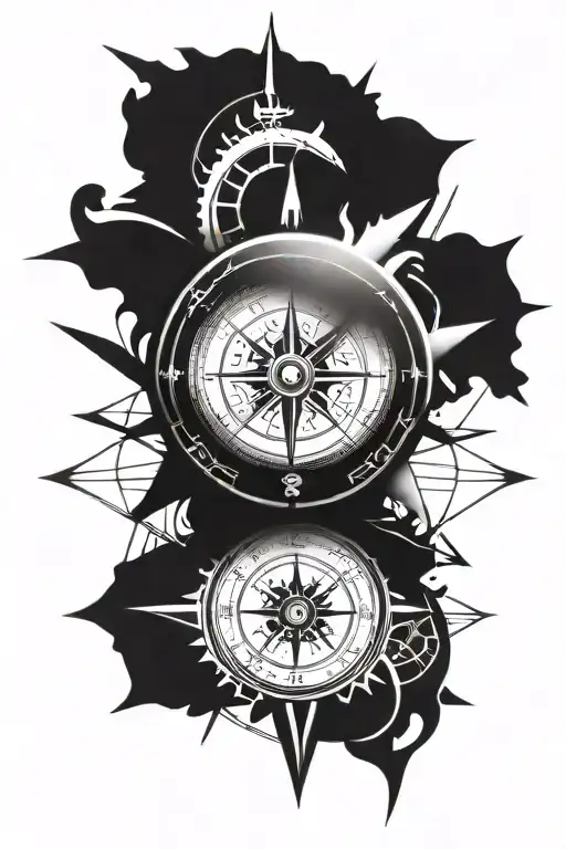 Compass And Clock Face Incorporated