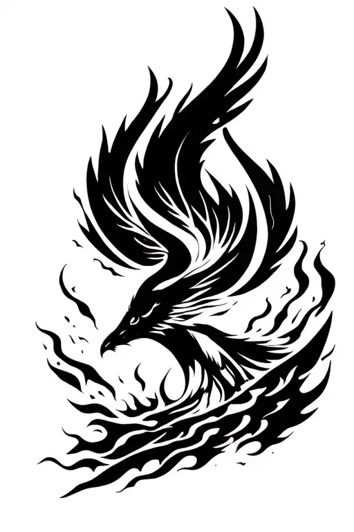 Phoenix Rising From Ashes