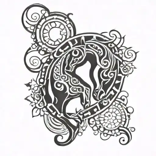 Hearts And Horse Shoe