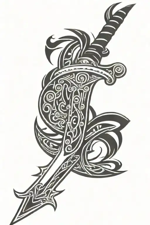 Sword With The Name Halo Symbolizing The Client's Love