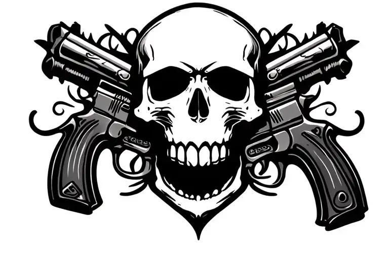 Skull And Guns