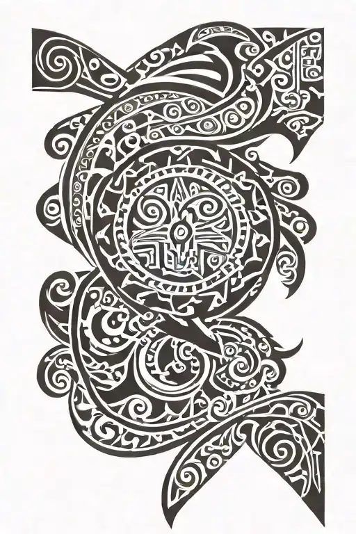 Polynesian Swirl Rib