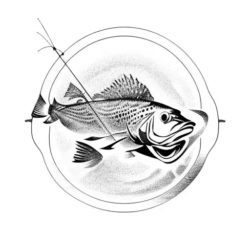 Flyfishing Angler Casting Line