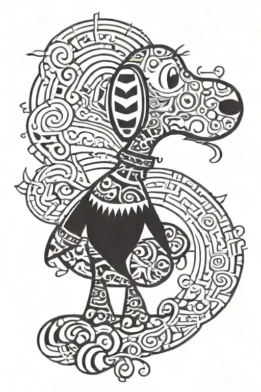 Snoopy Tribal