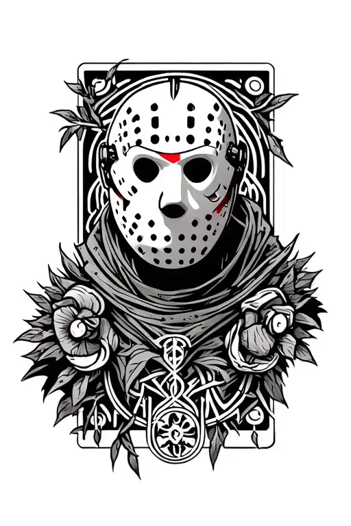 Jason Voorhees Tarot Card