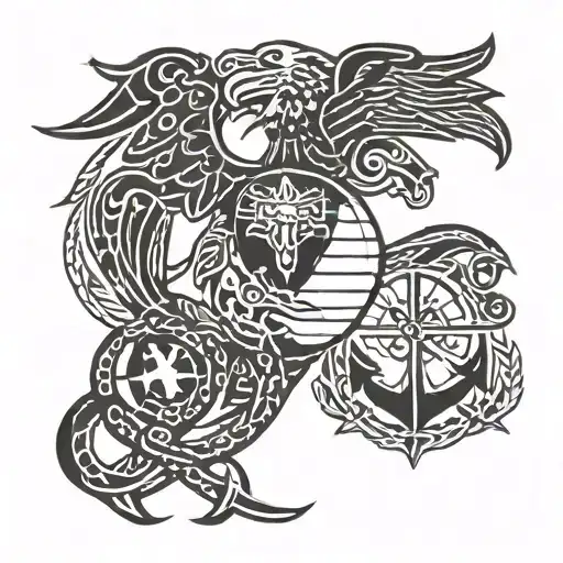 Marine Corps Eagle Globe And Anchor