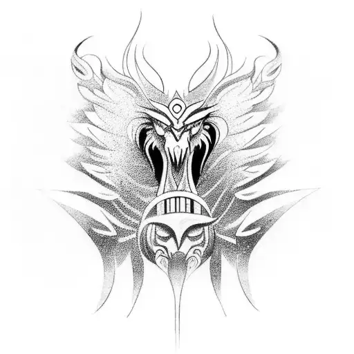 A Car Transformed Into A Majestic Mythical Beast