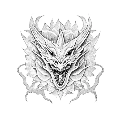 Dragon Roses Fur