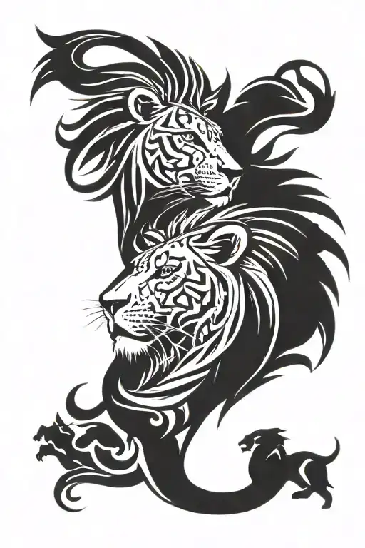 Lion And Lioness