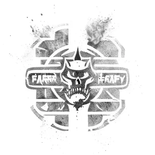 Far Cry 3 Tattoo With Firefighter Helmet