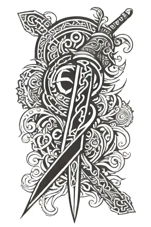 Sword With Neotribals