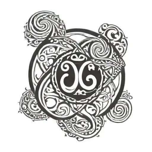 Infinity With Om Symbol