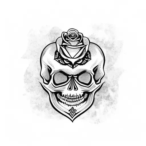 Skull And Roses