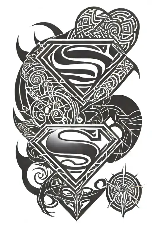Superman & Spiderman Symbol