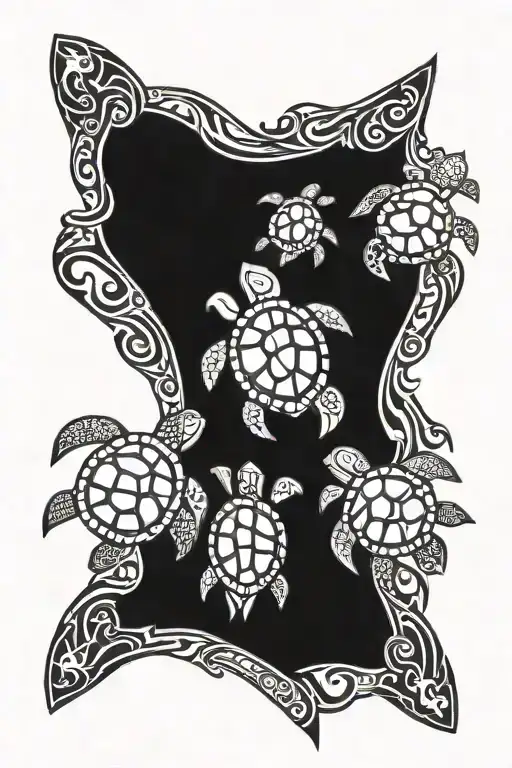 4 Turtle Family Fijian Rib