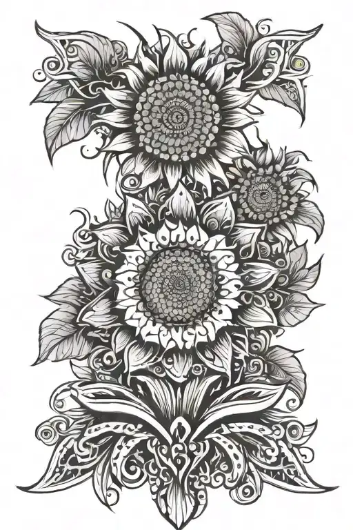 A Sunflower Blooming Into A Fountain With Intricate Details