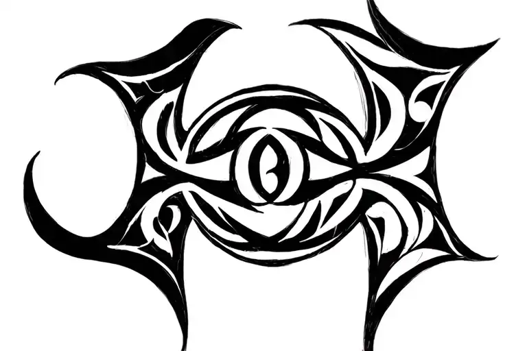 Eternity Symbol With A B In Each Side