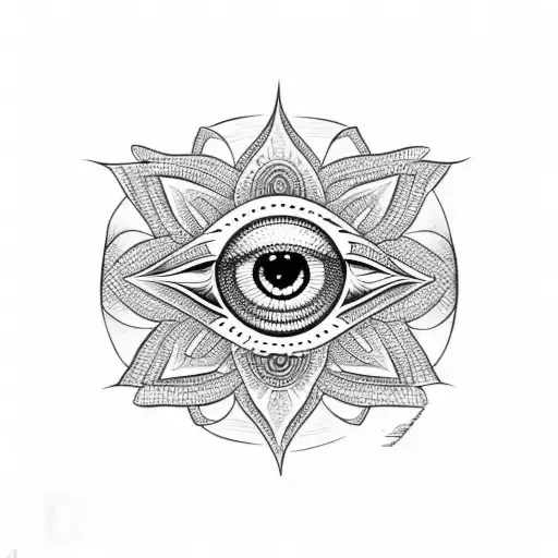 Evil Eye Lotus
