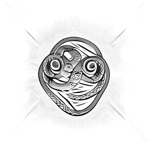 A Rod With A Snake Wrapped Around It