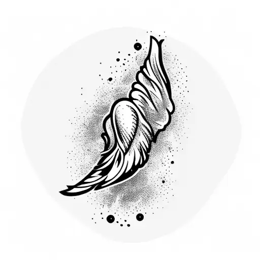 Chicken Wing In A Champagne Glass