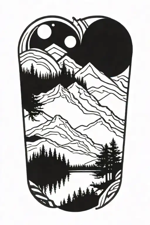 Mountain Lake Forest Cabin