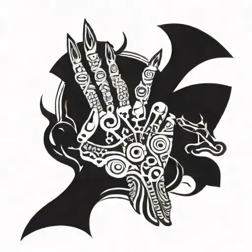 Hand Of God Emitting Love