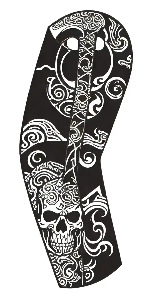 An Axe Inspired By Norse Mythology