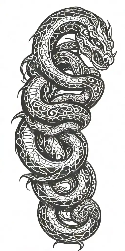 World Serpent Wrapped Around World