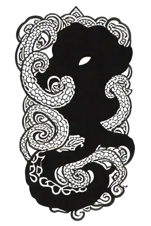 Huge Octopus Holding Crystals