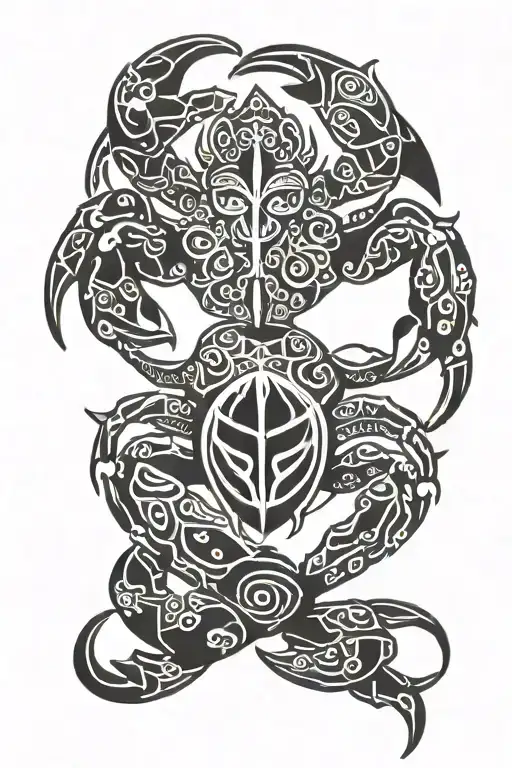 Cancer Zodiac As A Crab Holding An Angel's Halo