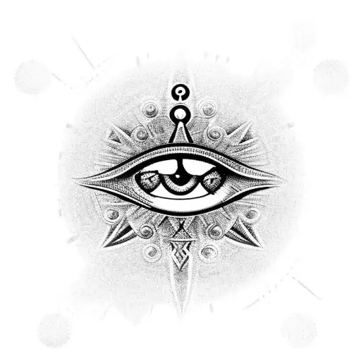 The Ankh With Eye Of Hours