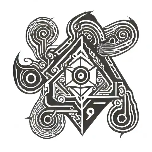 Abstract Protective Symbol Minimalist