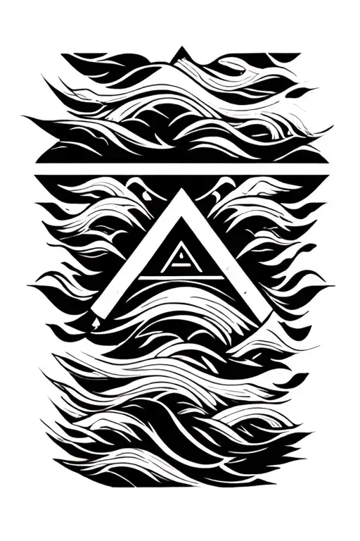 Waves And Triangle