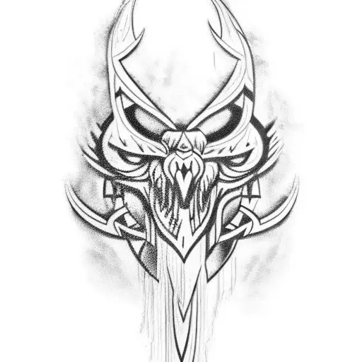 Word Cursed In Cursive Neotribal