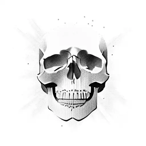 Skull In A Glass Of Water