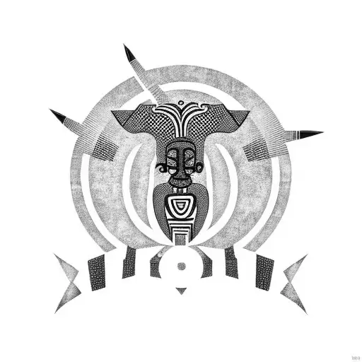 Name With African Art