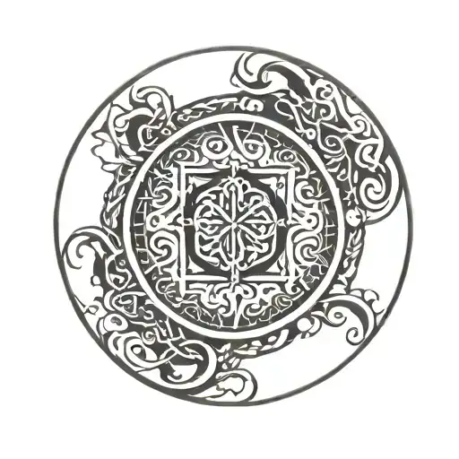 Viking Love Rune Circle