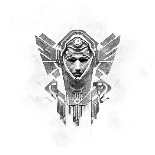 Cyberpunk With Ancient Greek