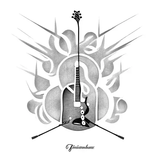 Guitar Bass And Drums