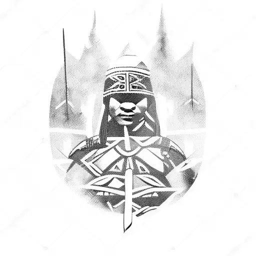 Filipino Warrior In The Mountain